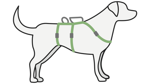 Trekkinggeschirr für Hunde