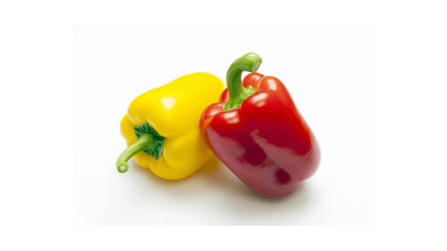 Rotes und Gelbes Paprika